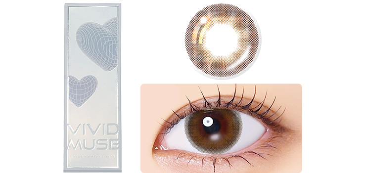 WAVEワンデー リング ヴィヴィットミューズ ダークアンバー 10枚入り（×2箱）